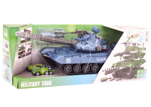 Tank katonai jármű barkács szétszerelése Blue Sounds felfüggesztő készlet