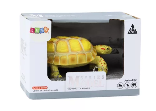 Gyűjthető teknős figura hüllő sárga C