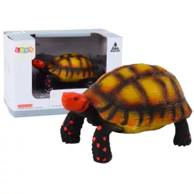 Gyűjthető teknős figura hüllő barna fekete C