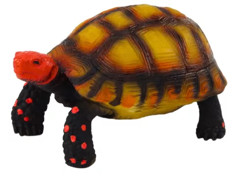 Gyűjthető teknős figura hüllő barna fekete C