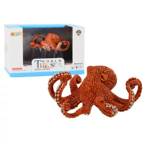Óriás Polip Figura Narancssárga 10 cm