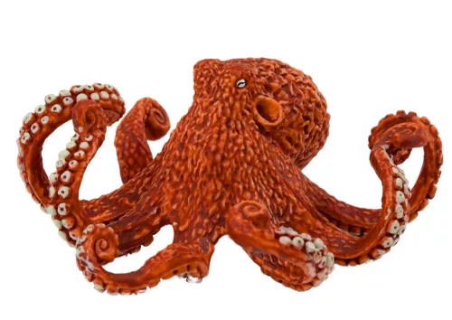 Óriás Polip Figura Narancssárga 10 cm