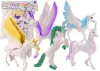Unikornis Pegazus figura készlet White Magic 6 db.