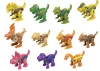 Dinoszaurusz guruló tojások 12 darabos szett színes