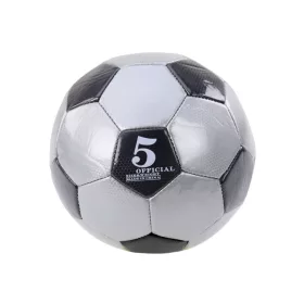 Klasszikus 24 cm-es focilabda, 5-ös méret, szürke