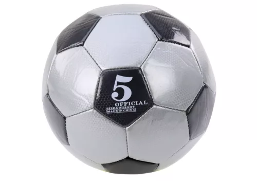 Klasszikus 24 cm-es focilabda, 5-ös méret, szürke