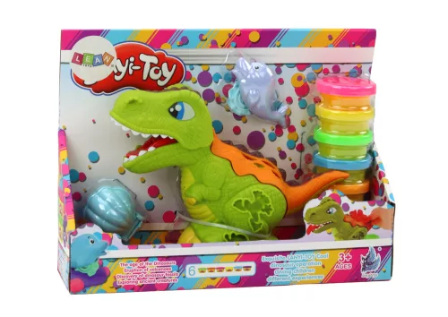 Dinoszaurusz gyurma készlet 6 színben Delfin formák Fésűkagyló