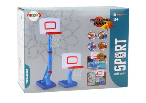 Kosárlabda Állítható Labdapumpa 138 cm Kék
