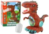 Dinoszaurusz táncoló akadályérzékelő lámpák barna hangokkal