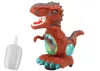 Dinoszaurusz táncoló akadályérzékelő lámpák barna hangokkal