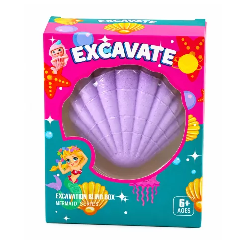 Régészeti készlet sellő kagylóvéső ecsettel