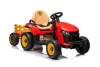 BBH-030 piros akkumulátoros traktor