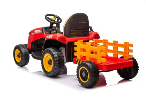 BBH-030 piros akkumulátoros traktor