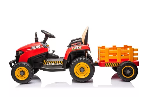 BBH-030 piros akkumulátoros traktor