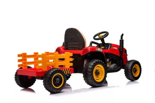 BBH-030 piros akkumulátoros traktor