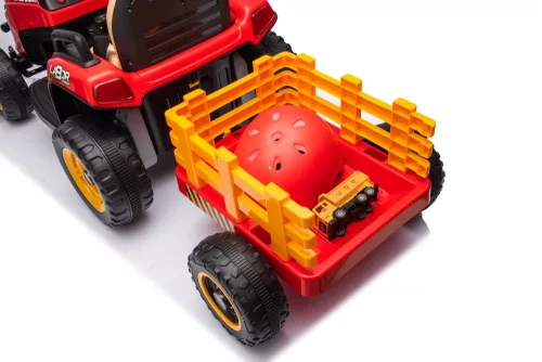 BBH-030 piros akkumulátoros traktor