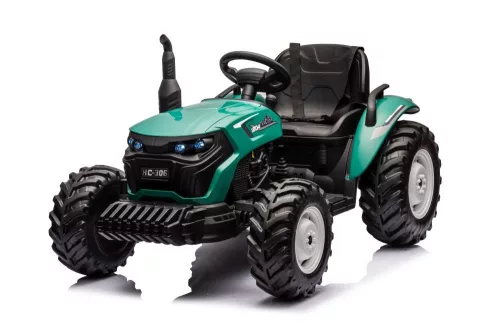 Akkumulátoros traktor HC-306 sötétzöld 24V