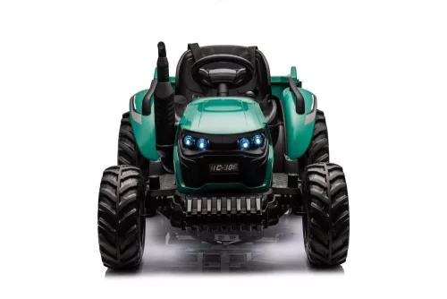 Akkumulátoros traktor HC-306 sötétzöld 24V