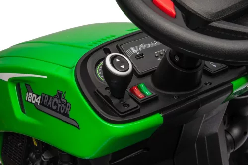 Akkumulátoros traktor HC-306 zöld 24V