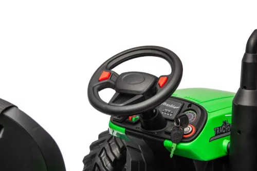 Akkumulátoros traktor HC-306 zöld 24V