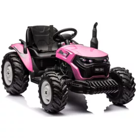 Akkumulátoros traktor HC-306 rózsaszín 24V