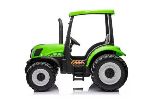 Akkumulátoros traktor A011 24V zöld