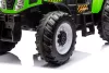 Akkumulátoros traktor A011 24V zöld