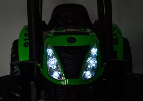 Akkumulátoros traktor A011 24V zöld