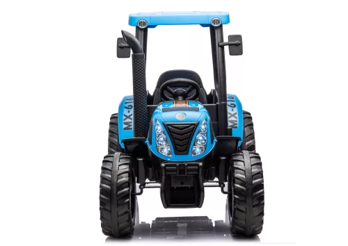 Akkumulátoros traktor A011 24V kék