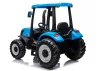 Akkumulátoros traktor A011 24V kék