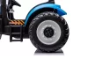 Akkumulátoros traktor A011 24V kék