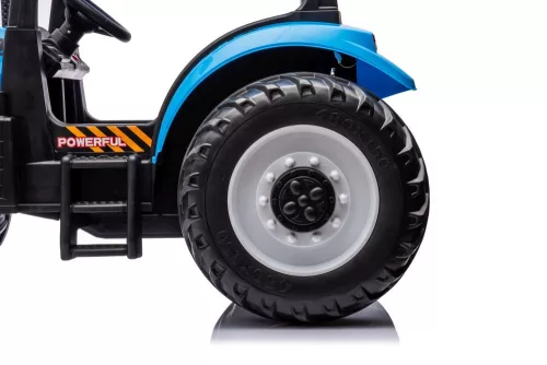 Akkumulátoros traktor A011 24V kék