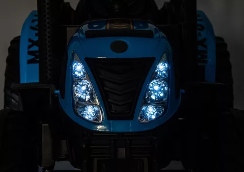 Akkumulátoros traktor A011 24V kék
