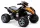 Közepes Quad Fekete - Elektromos Ride On Vehicle