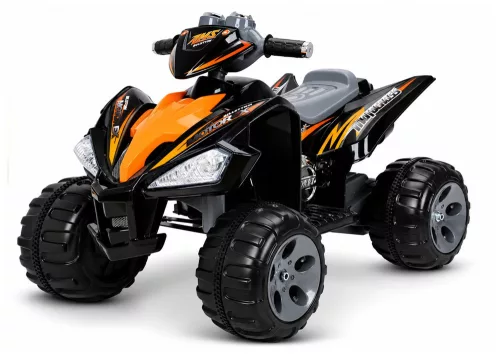 Közepes Quad Fekete - Elektromos Ride On Vehicle