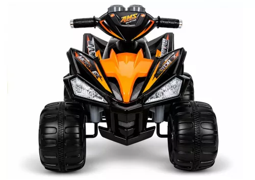 Közepes Quad Fekete - Elektromos Ride On Vehicle