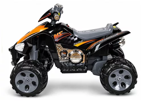 Közepes Quad Fekete - Elektromos Ride On Vehicle
