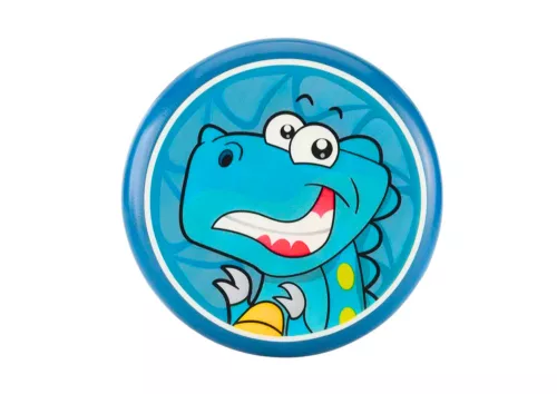 Repülő Korong Frizbi Dinoszauruszos Kék 20 Cm