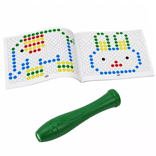 Mágneses Oktatótábla Dinoszaurusz Kirakós Pad Zöld
