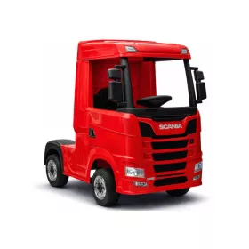   Scania 500R HL698 akkumulátoros autó, pirosra fényezve, 4x4