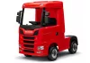 Scania 500R HL698 akkumulátoros autó, pirosra fényezve, 4x4