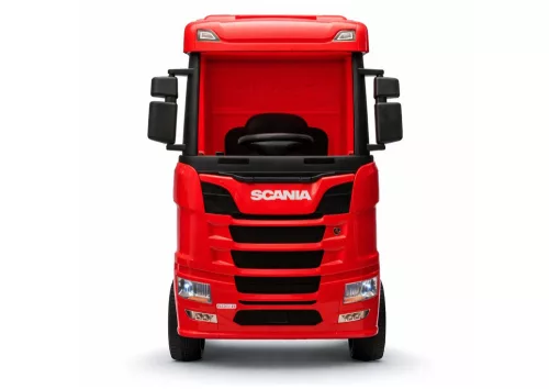 Scania 500R HL698 akkumulátoros autó, pirosra fényezve, 4x4