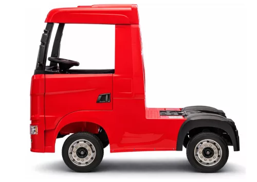 Scania 500R HL698 akkumulátoros autó, pirosra fényezve, 4x4