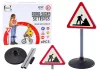 Nagy útépítési figyelmeztető tábla 70 cm
