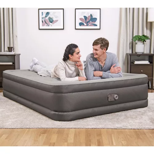 Dupla Felfújható Matrac Elektromos Pumpával 203x152 cm Bestway 69050