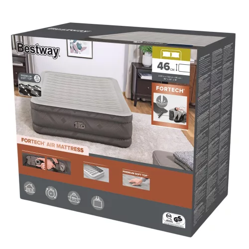 Dupla Felfújható Matrac Elektromos Pumpával 203x152 cm Bestway 69050