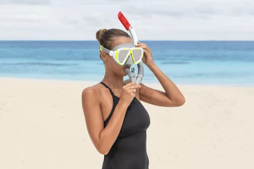 Búvárszett szürke maszkkal és snorkellel Bestway 24053