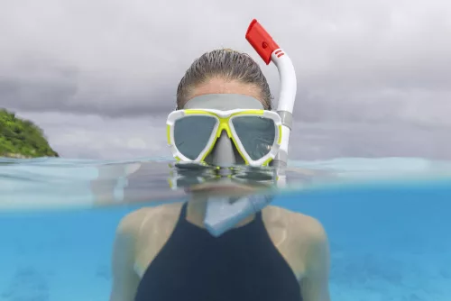 Búvárszett szürke maszkkal és snorkellel Bestway 24053