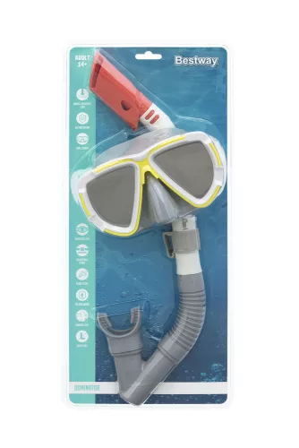 Búvárszett szürke maszkkal és snorkellel Bestway 24053