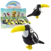 Toucan hátizsák kulcstartó LED zseblámpa hangokkal